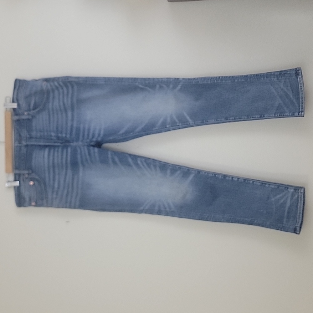 American Eagle Blue Faded Airflex Men's Jeans 37 X 30